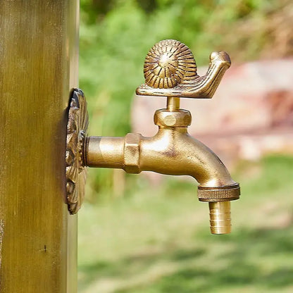 Bathroom Garden Faucet Antique Brass Kindergarden Wall Mount Animal Cold Water Faucet Basin Faucet