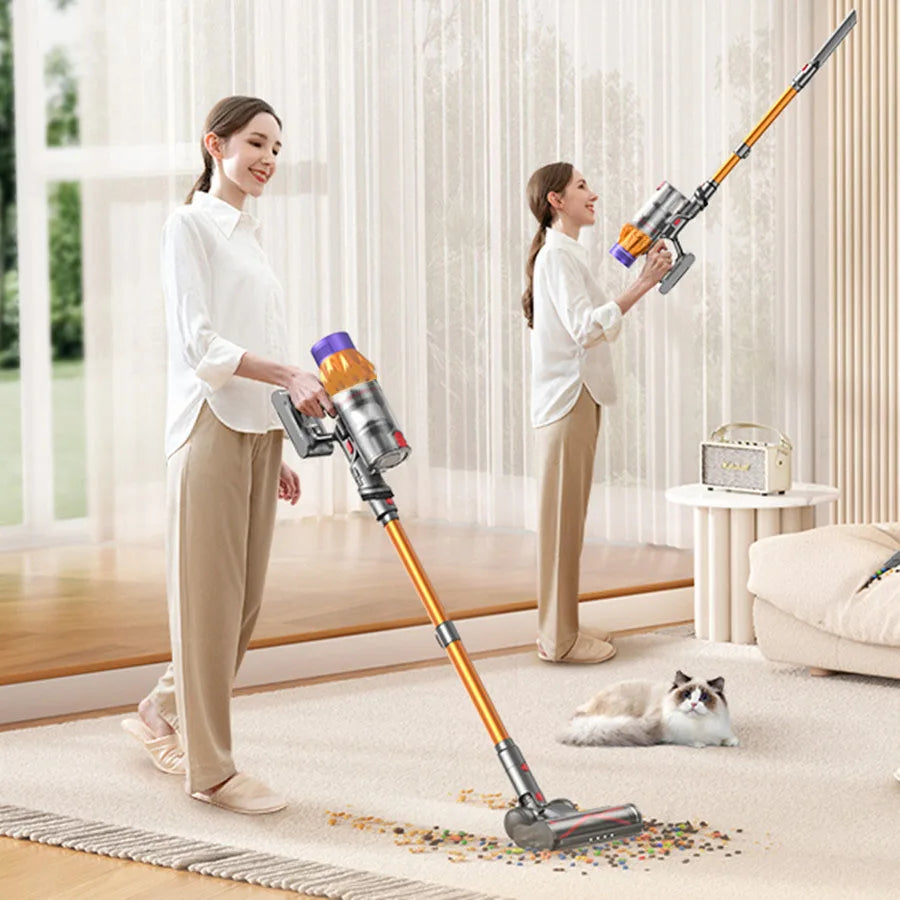 V18 Cordless Vacuum Cleaner 550W 45KPa Suction Portable Home Cleaning