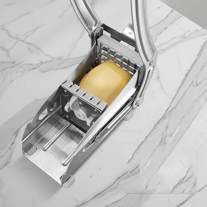 Stainless steel cutting food chopper for veggies, fries