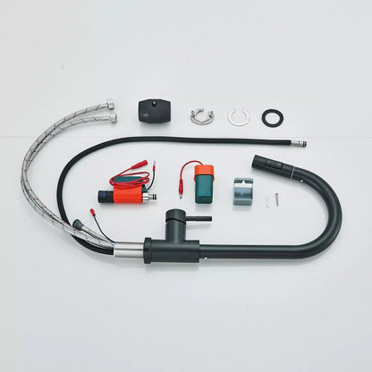 Black Pull Out Sensor Kitchen Faucet Touch Control Faucet 2 Function Mixer For Sink Tap Sprayer Single Handle Mixer Tap