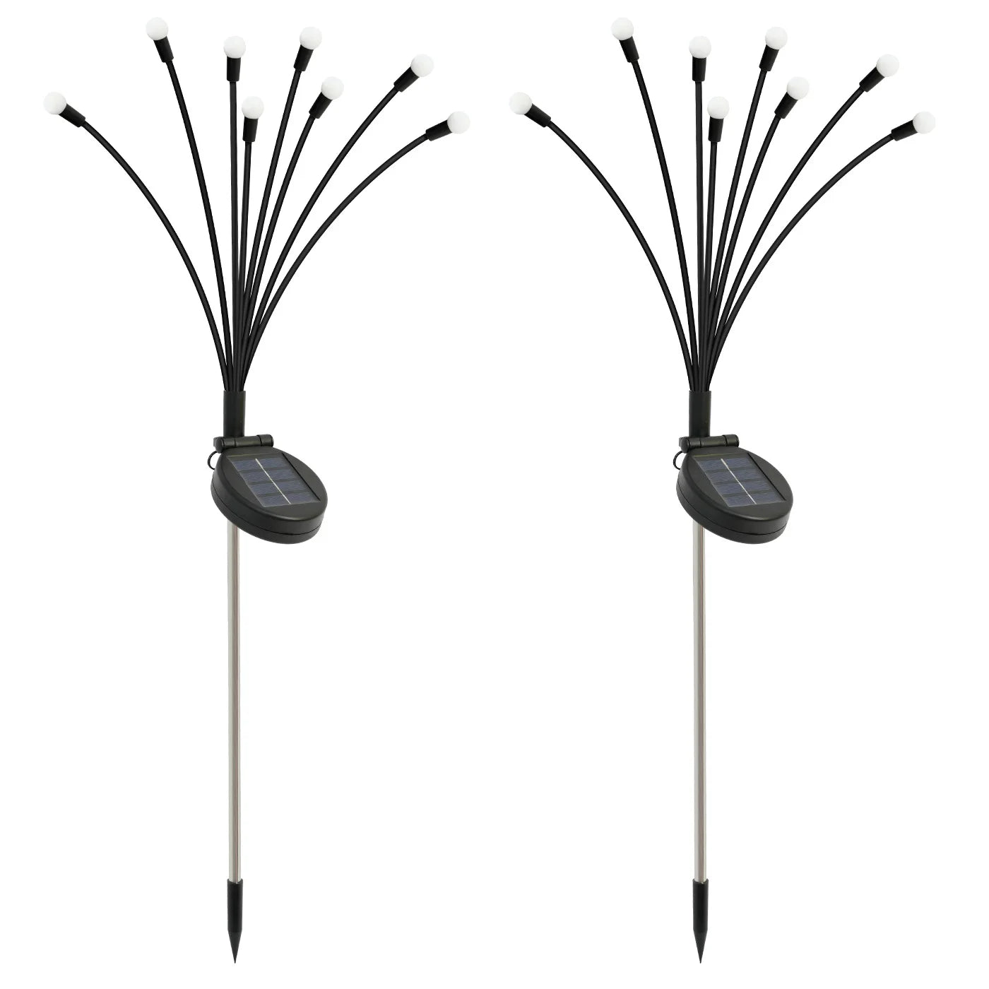 8-Head Solar Firefly Stake Lights Outdoor Garden Decoration Waterproof