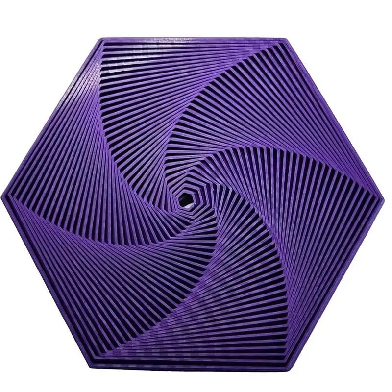 3D Printed Fractal Fidget Hexagon Sensory Toy