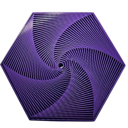 3D Printed Fractal Fidget Hexagon Sensory Toy