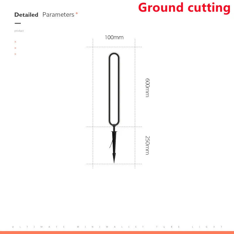 Outdoor LED Lawn Lamp AC110V 220V Waterproof Minimalist Round Street Light For Courtyard Villa Landscape Path Garden Lighting