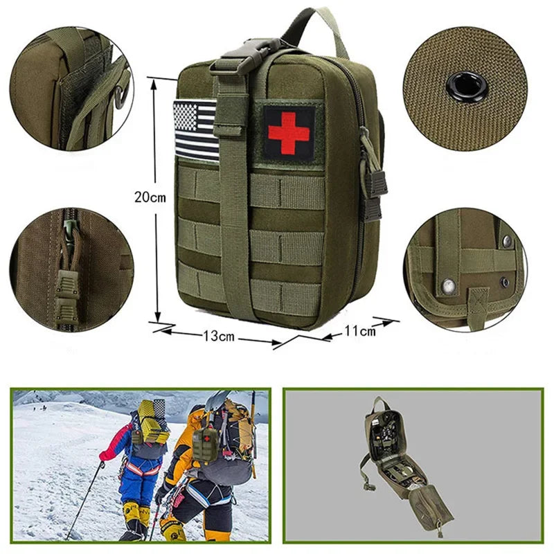 Choice Survival First Aid Kit Molle Outdoor Trauma Bag Emergency