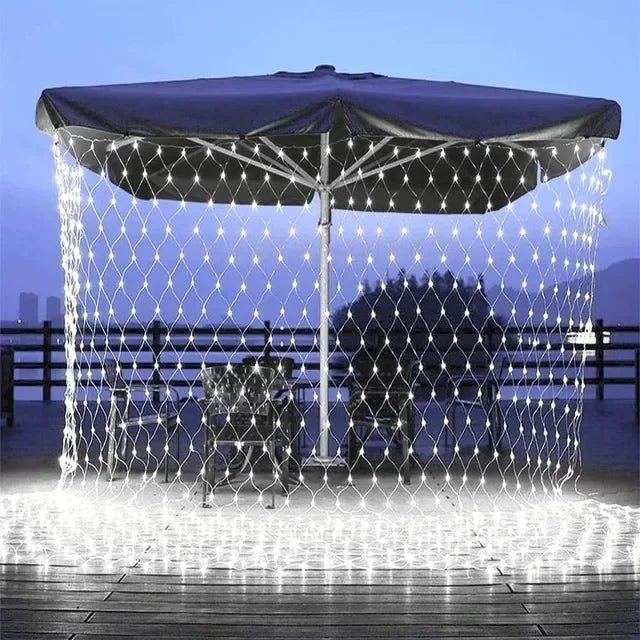 Christmas Net Mesh String Light Outdoor LED Fairy Garland
