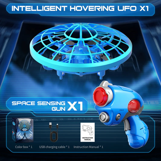 RC Shooting Sensing Flying Saucer XS4 Toy Drone For Kids