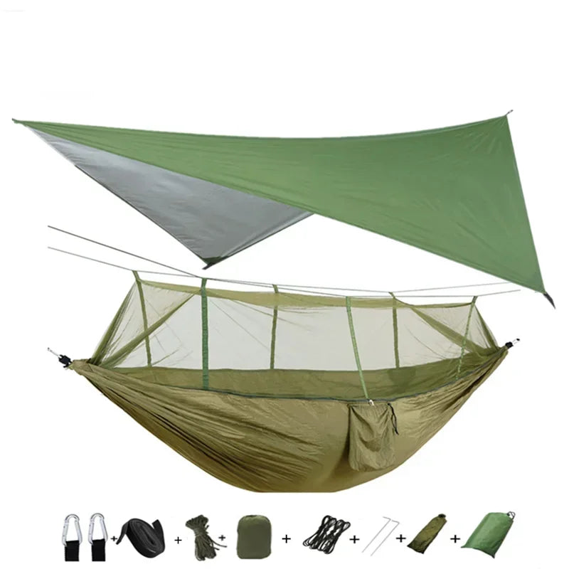 Swallowtail Lightweight Camping Hammock Canopy And Rain Fly