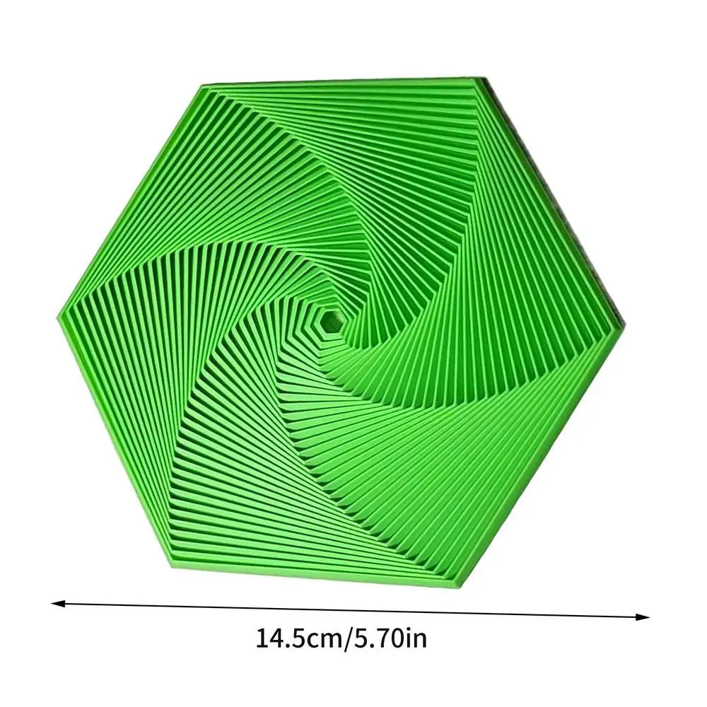 3D Printed Fractal Fidget Hexagon Sensory Toy