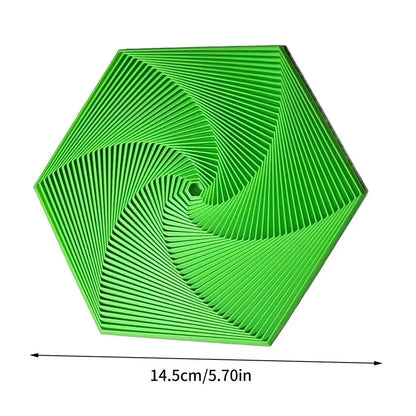 3D Printed Fractal Fidget Hexagon Sensory Toy