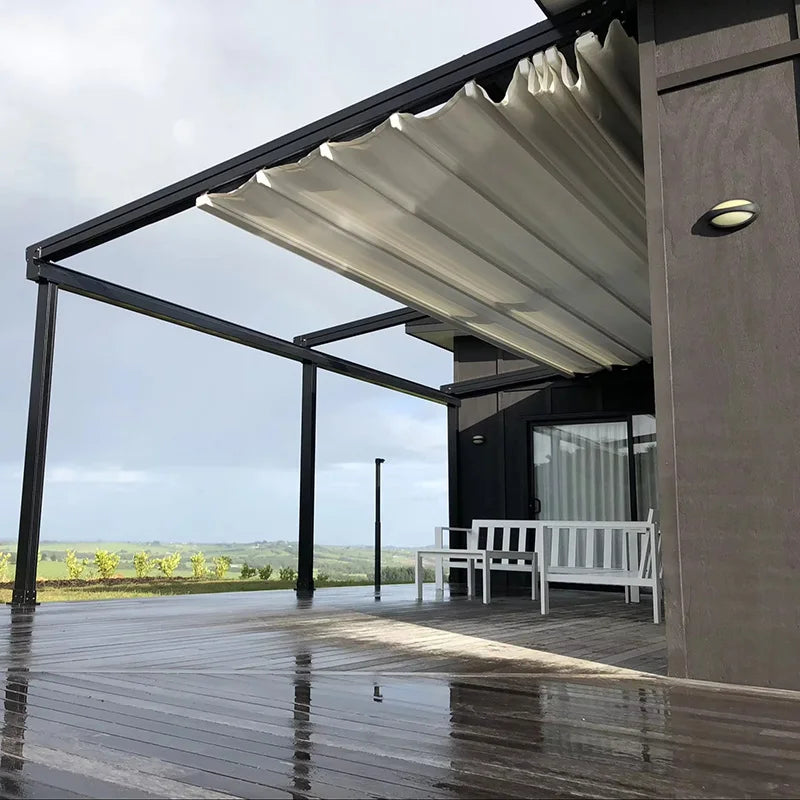 Guangdong Aluminum Folding Gazebo Pavilion Courtyard