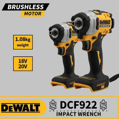 DEWALT  Cordless Impact Wrench Key Impact Brushless Electric Tool 20V Variable Speed Rechargeable Wrench