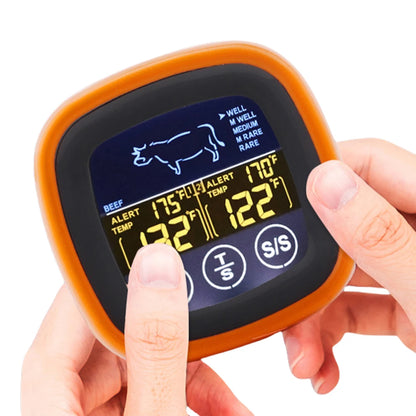 Shunmaii Digital Meat Thermometer With 2 Probes Touch Screen