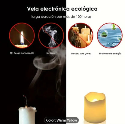 24-Pack Flameless LED Tea Lights