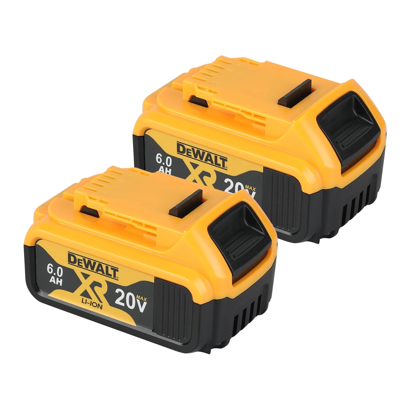 DEWALT DCB206 20V 6.0AH Rechargeable Backup Lithium Battery Packaging, Ideal for All DEWALT 20V Power Tools,Ensuring Performance