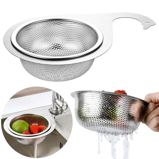 Stainless Steel Sink Drain Strainer Basket For Kitchen Waste