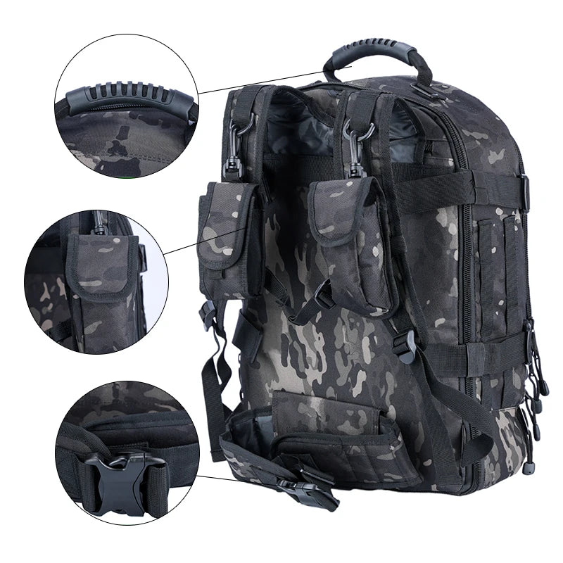 Durable Tactical Backpack Military Assault 3 Day Bug Out Bag