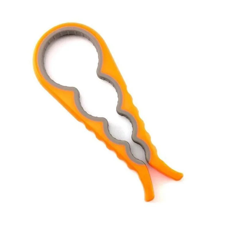 8 in 1 Multi-Function Non Slip Colorful Can Opener Tool Get Lids Off Easily Jar Opener Bottle Opener Jar Gripper for Weak Hands