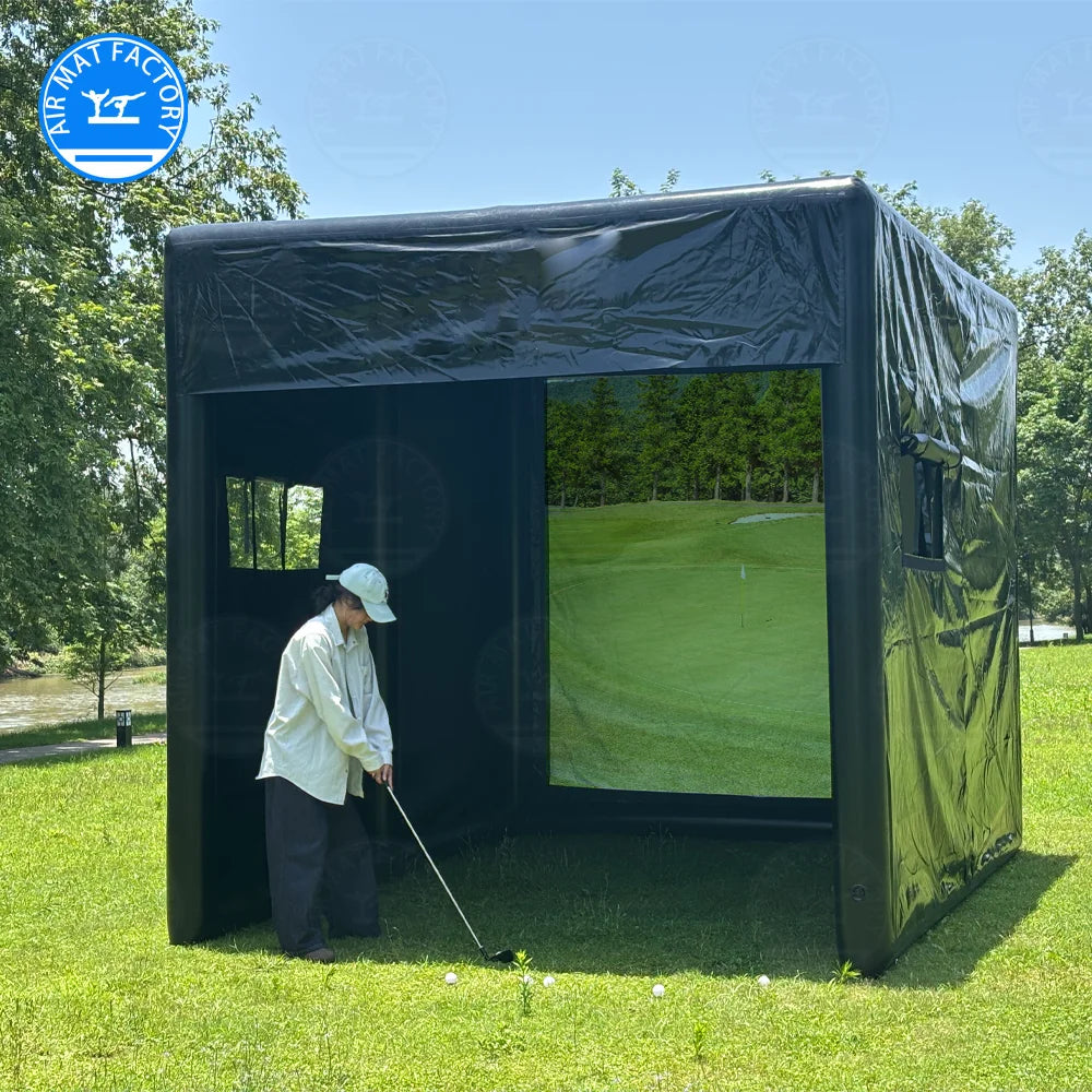 Hign-concerned Golf Simulator Tent For Swing Practice
