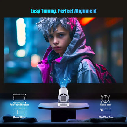 HY300 Pro Outdoor Projector With Android Bluetooth