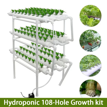 Hydroponics 3-Layer Growing System for Vegetables and Herbs
