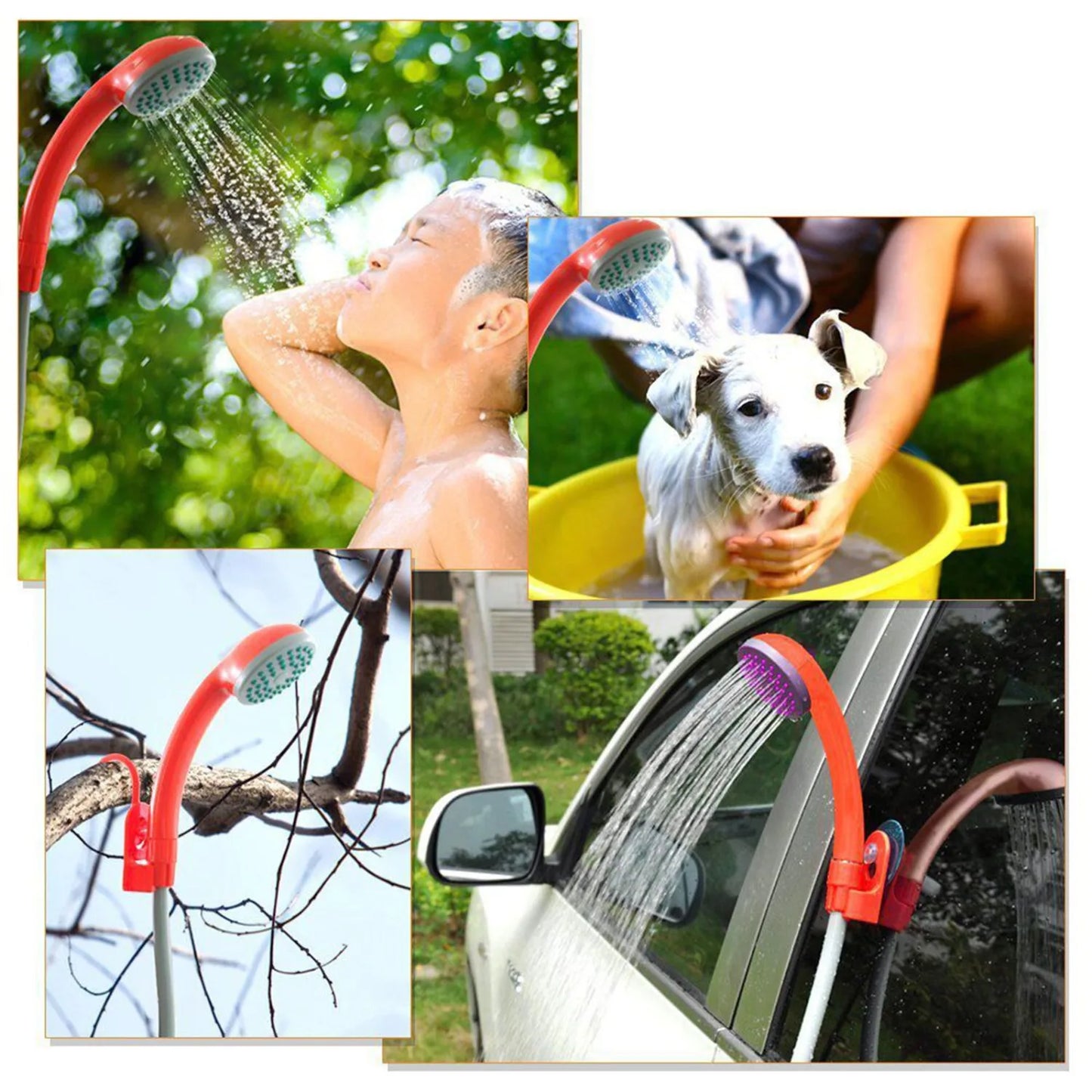 Hign-concerned Portable Camping Shower Rechargeable Pump