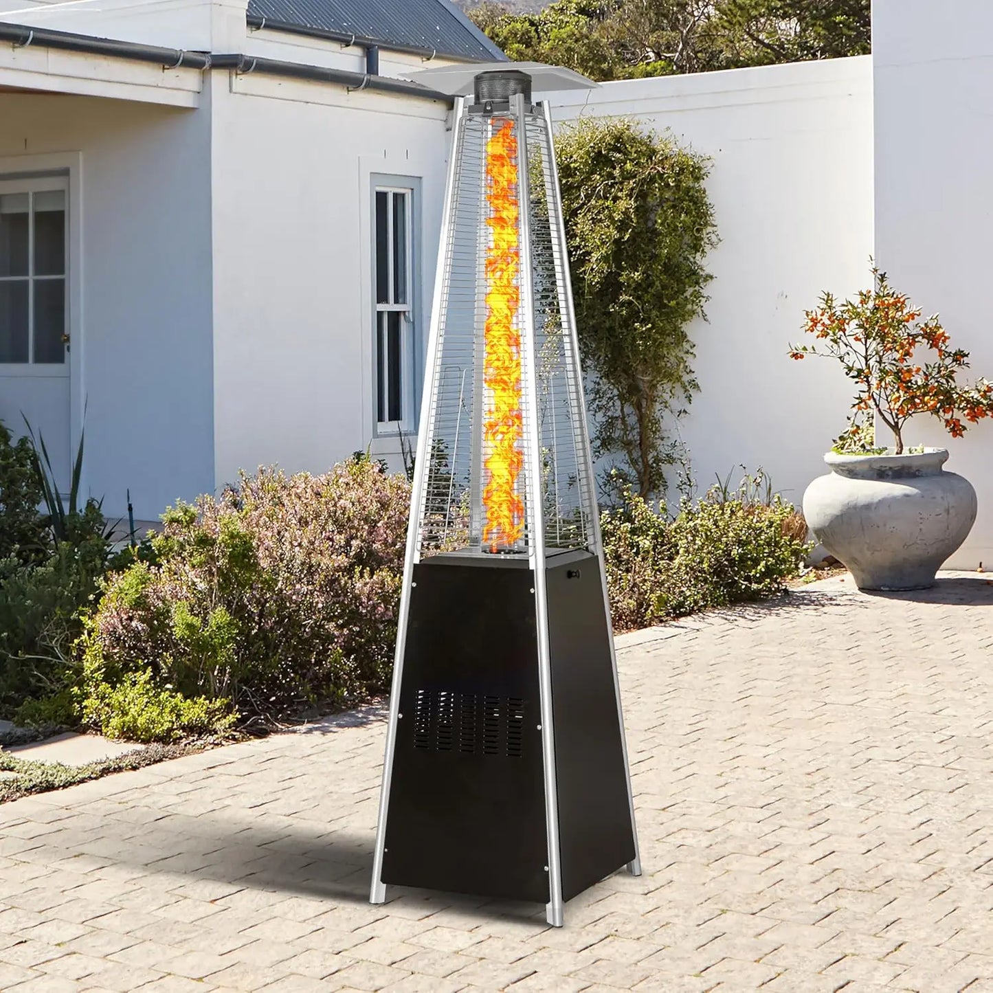 Hign Concerned Outdoor Propane Heater 48000 BTU Pyramid
