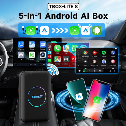 CarPlay AI Box With Wireless Android Auto And Netflix Support