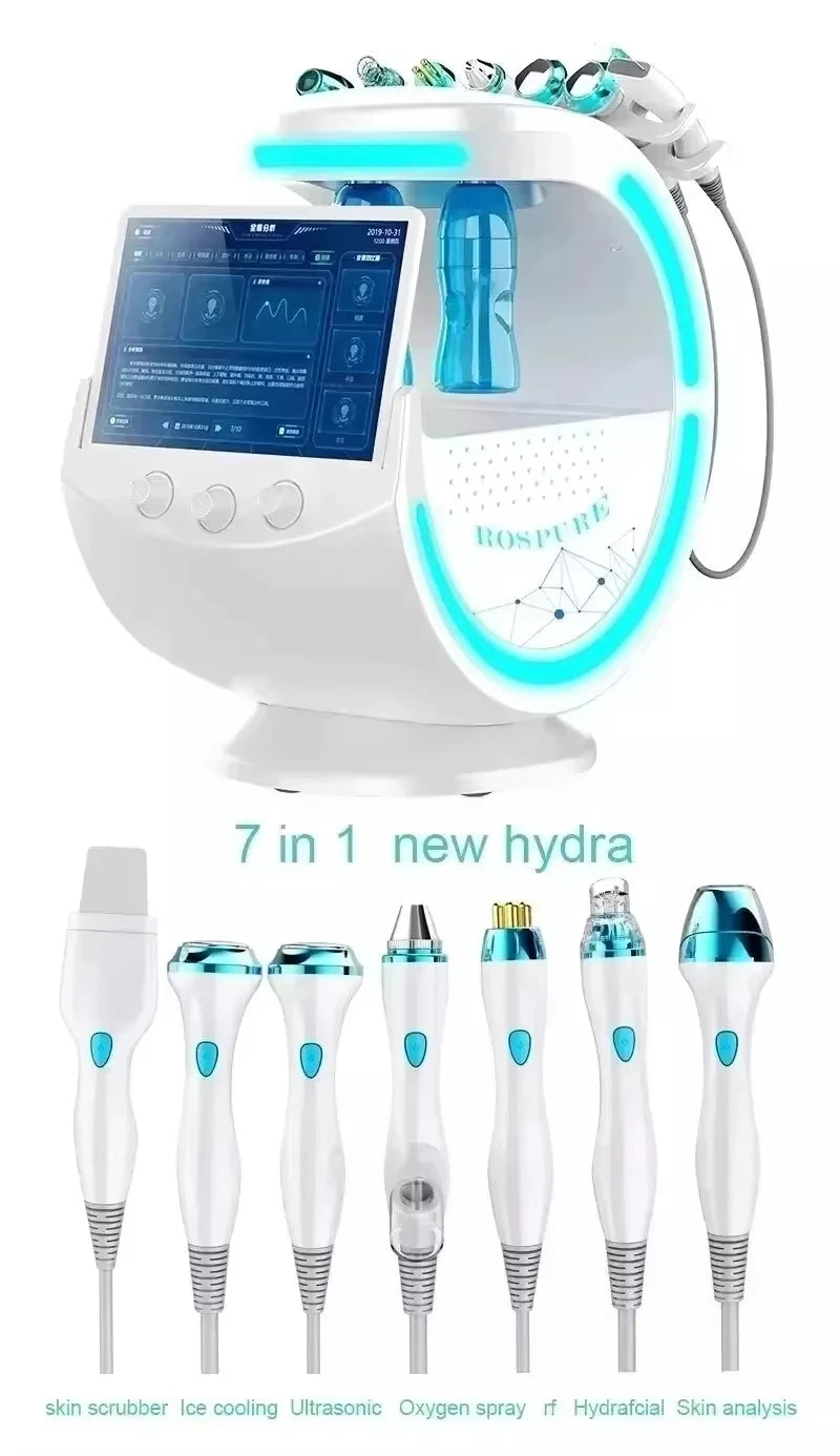 Commodity Smart Ice Blue Ultrasonic 7 in 1 Facial Analyzer