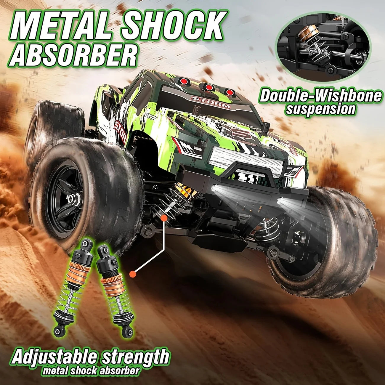 Off-Road RC Car With 2.4GHz Remote Control
