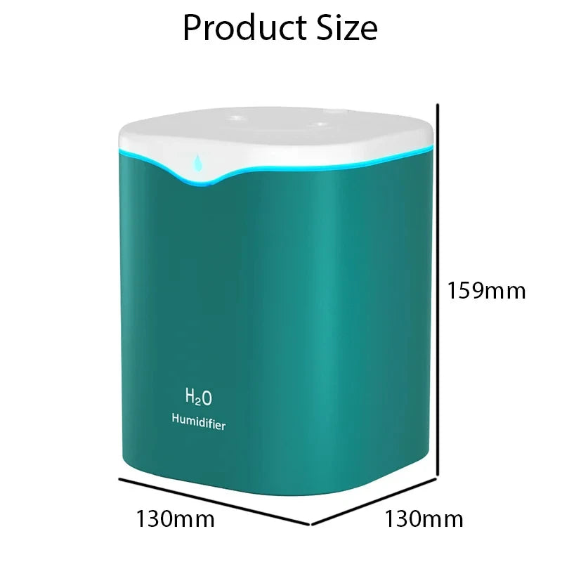 Dual Jet Humidifier And Air Purifier USB Powered Diffuser