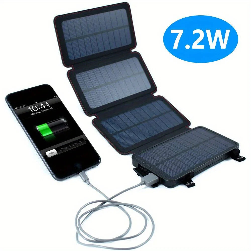 Portable Solar Power Bank Charger Panel For Mobile Phones