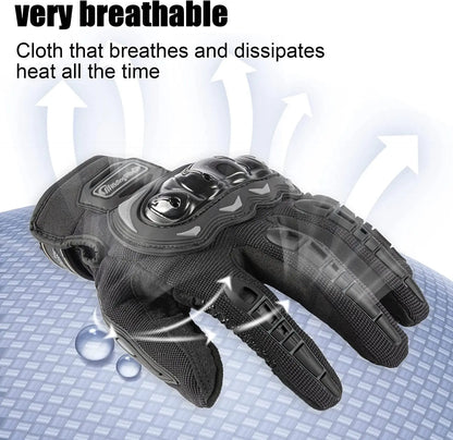 Motorcycle Full-Finger Touchscreen Gloves for Riding and Racing