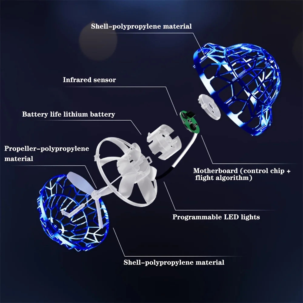 Smart Induction Flying Hand Controlled Boomerang Hover Ball Toy