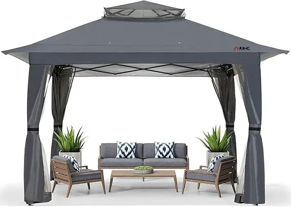 MKDK Pop Up Gazebo Outdoor Canopy Tent Mosquito Netting
