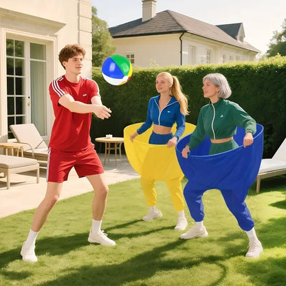 Giant Pants Party Game Set With Bouncy Ball And Inflator Outdoor