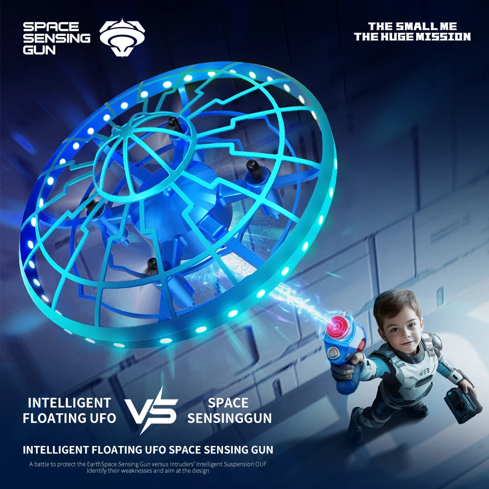 RC Shooting Sensing Flying Saucer XS4 Toy Drone For Kids