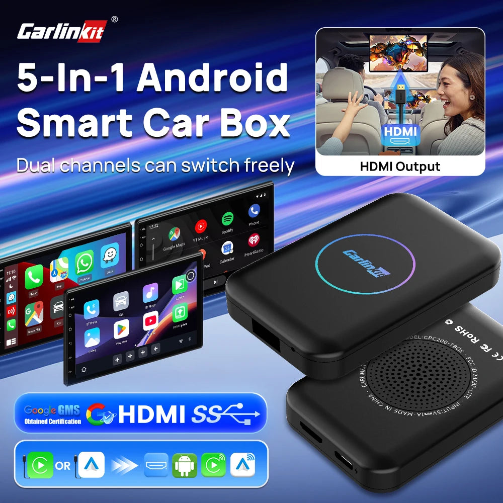 CarPlay AI Box With Wireless Android Auto And Netflix Support