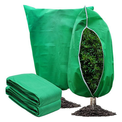 Tree Covers with Drawstring Plant Frost Blanket Plant Protection Covers Bags Fabric for Outdoor Garden Potted Plant Shrub