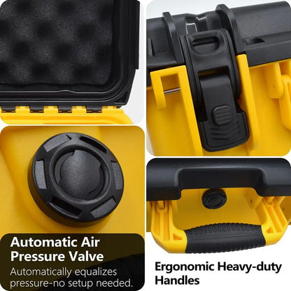 DeWalt Battery Extra Large Hard Storage Box with Adjustable Dividers 12V 20V 60V Battery amp Charger, Durable Pro