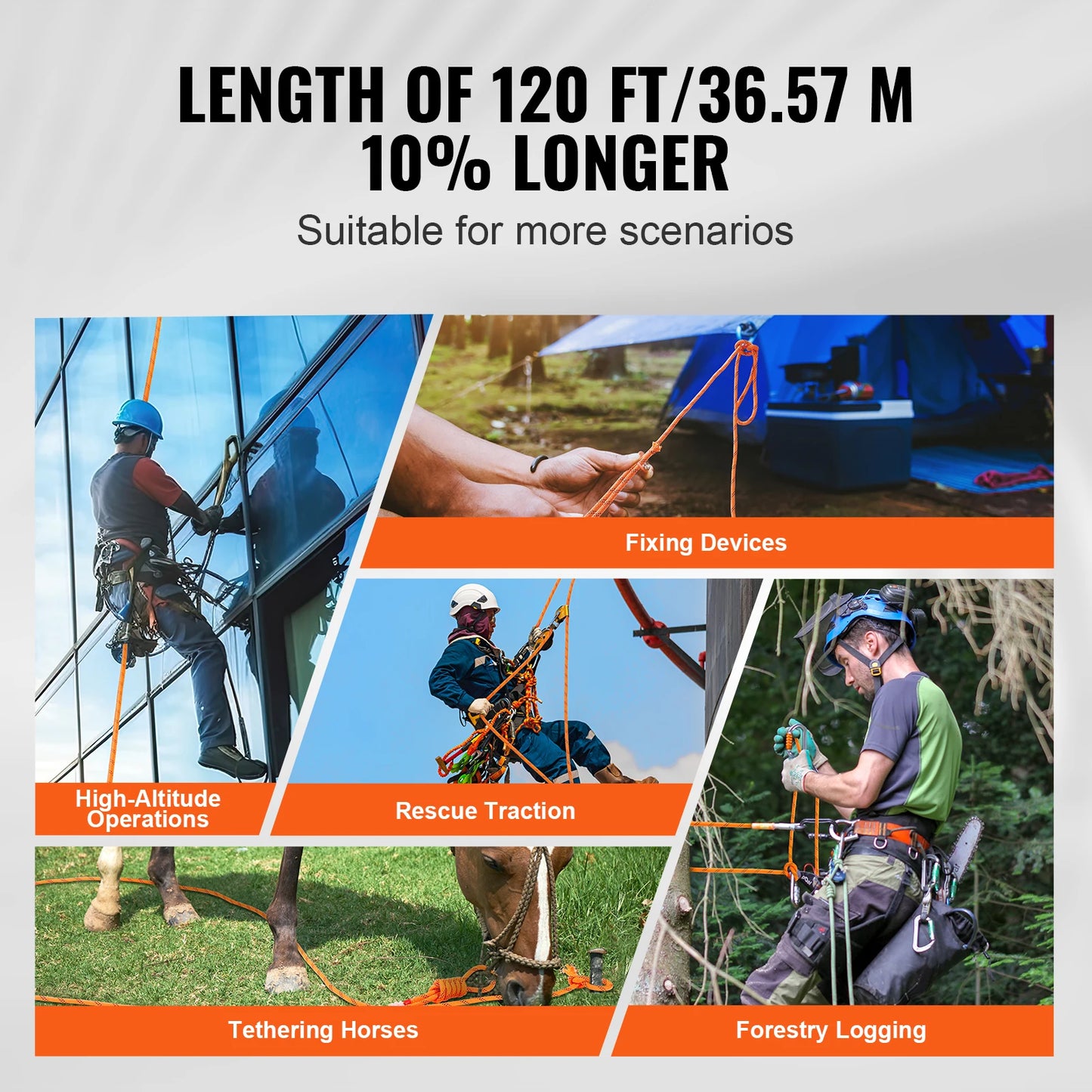 SucceBuy DualWeave Polyester Rope For Outdoor Adventures