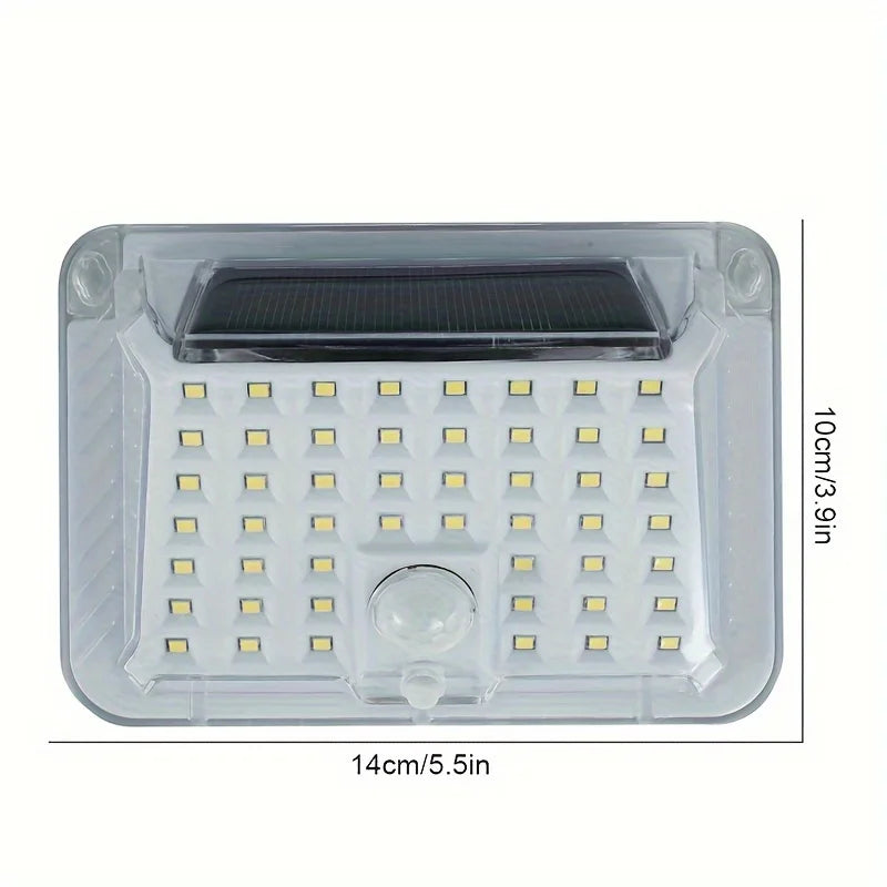 Super Bright 90 LED Solar Wall Lamp Outdoor 3 Modes Motion Lights Solar Fence Lights Security Lamps for Garden Yard Outside