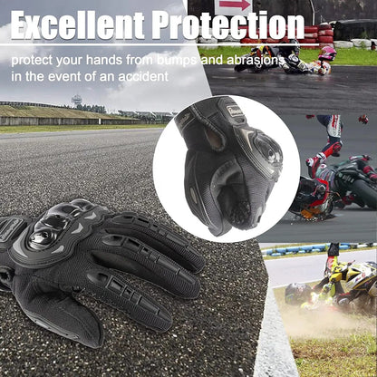 Motorcycle Full-Finger Touchscreen Gloves for Riding and Racing