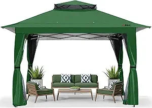 MKDK Pop Up Gazebo Outdoor Canopy Tent Mosquito Netting