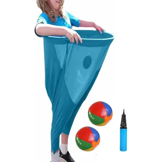 Giant Pants Party Game Set With Bouncy Ball And Inflator Outdoor