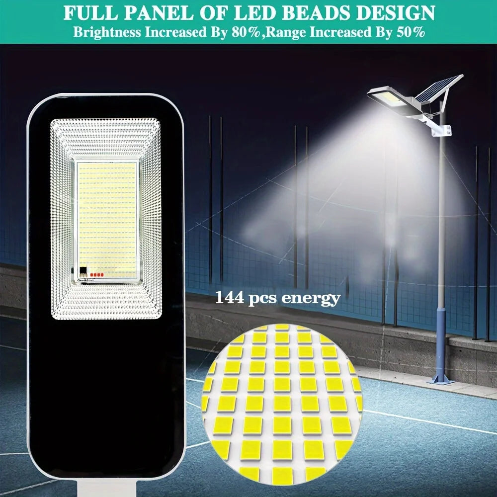 100W Solar LED Outdoor Light IP65 Waterproof Wall Or Pole