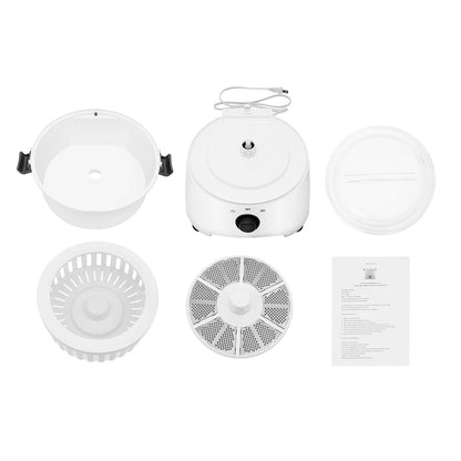 85W Electric Potato Peeler One-button Drive Automatic Peeler Spinner for Kitchens Restaurant Fast Food Shops
