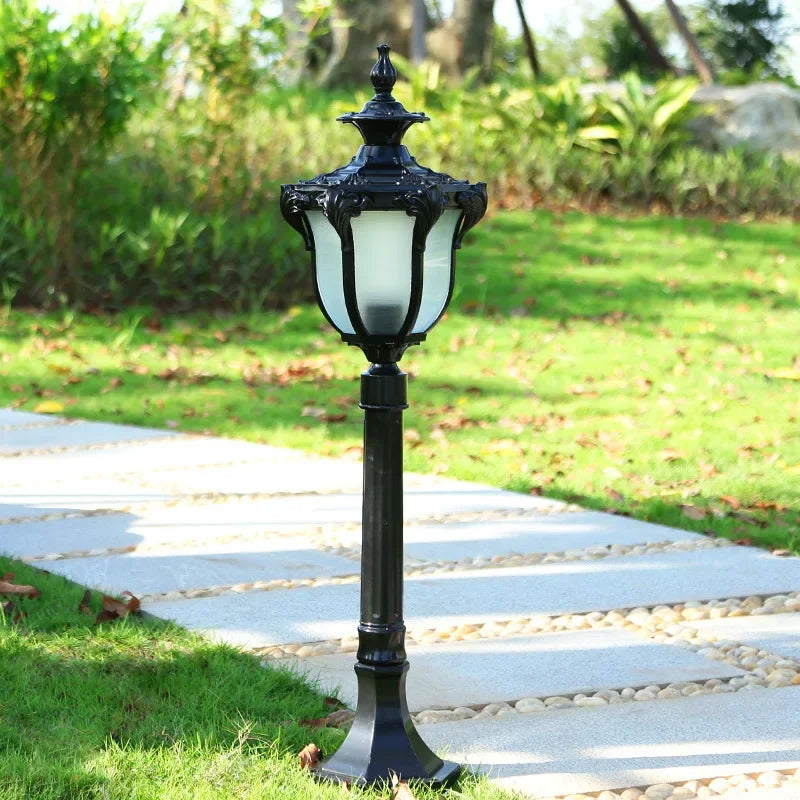 DEBBY Bronze Outdoor Lawn Light LED Retro Garden Lamp Waterproof IP65 Home Decor for Courtyard Villa Fixture