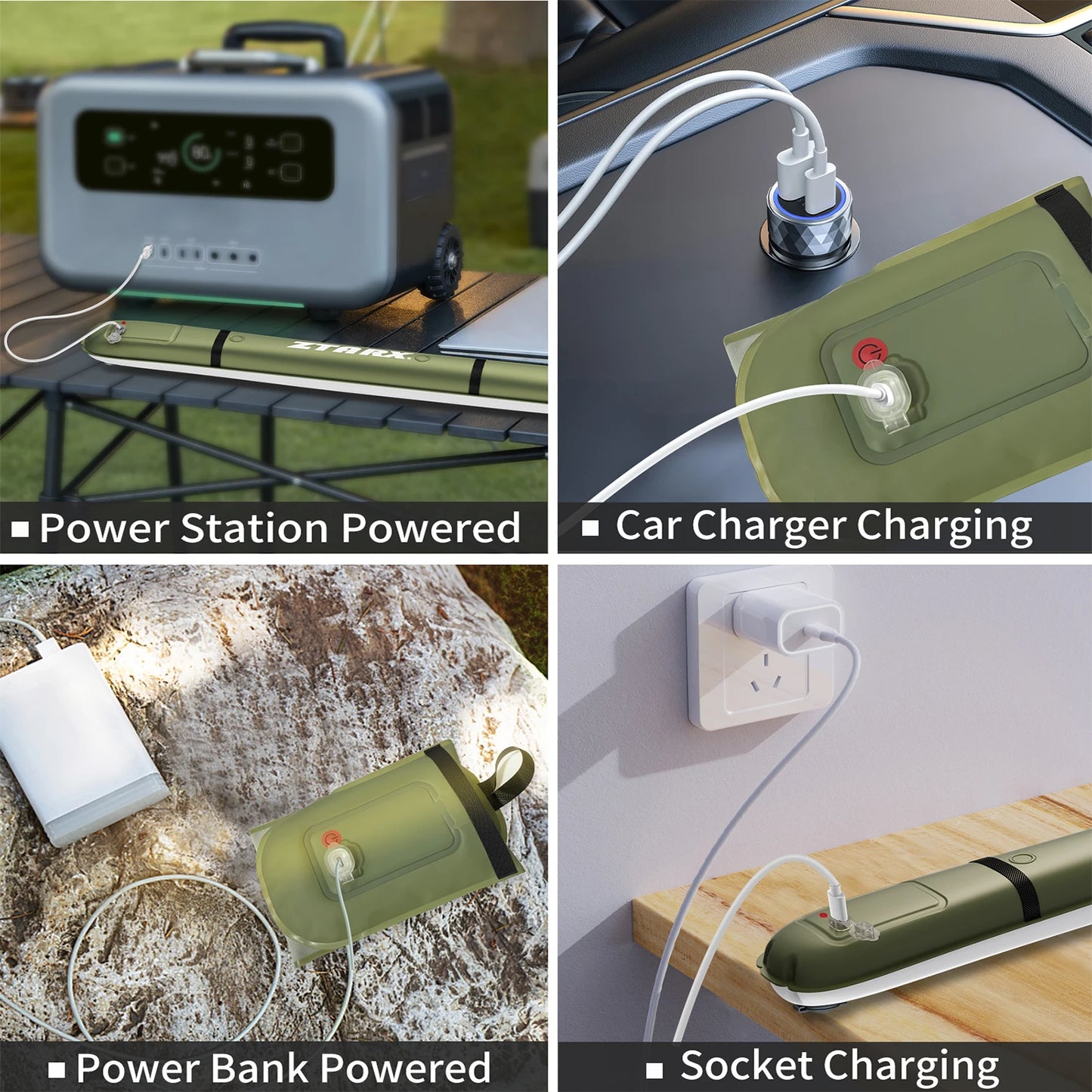 SLEROSS Rechargeable Waterproof Tent Spotlight For Outdoor Camping