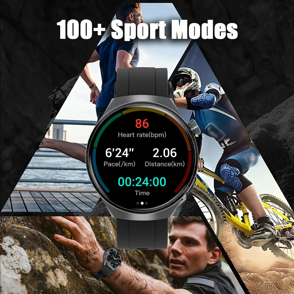 Senbono Men Smart Watch Heart Rate Blood Oxygen Bluetooth